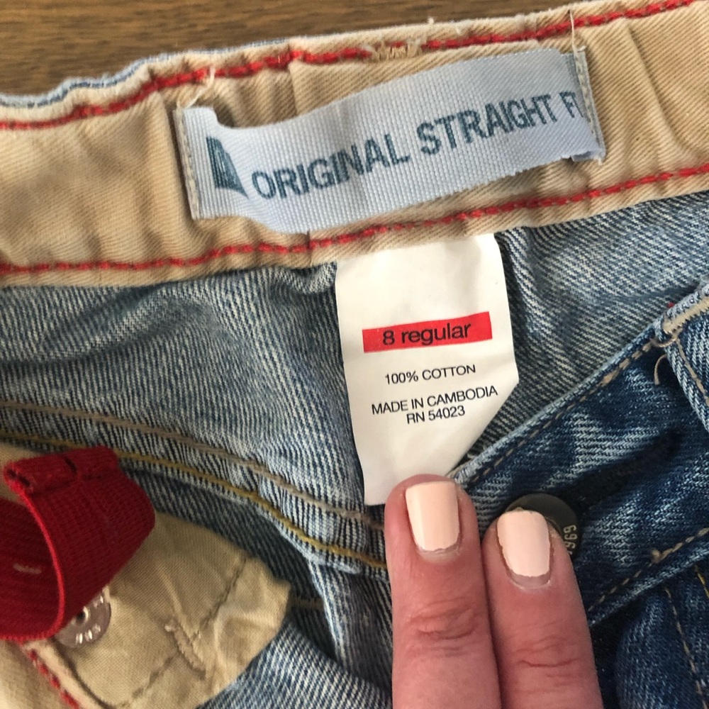 Boys Gap Jeans. Original straight fit. Size 8 reg